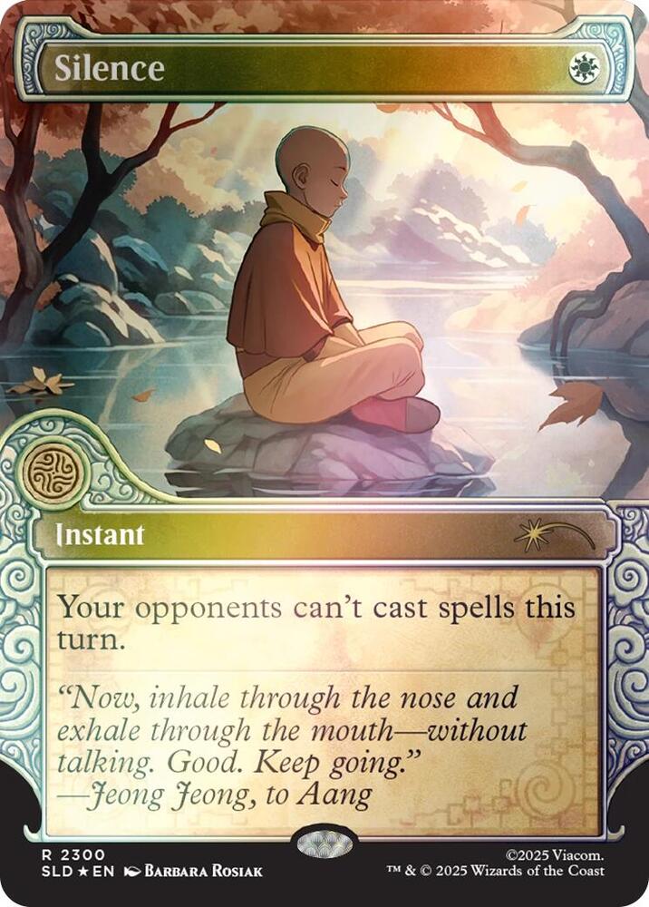 Silence (2300) (Rainbow Foil) [Secret Lair Drop]