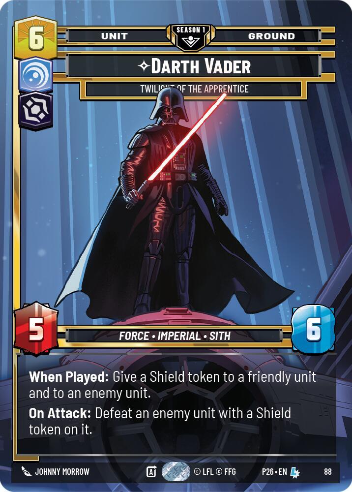 Darth Vader - Twilight of the Apprentice (88) [Sector and Regional Promos: Season 1]