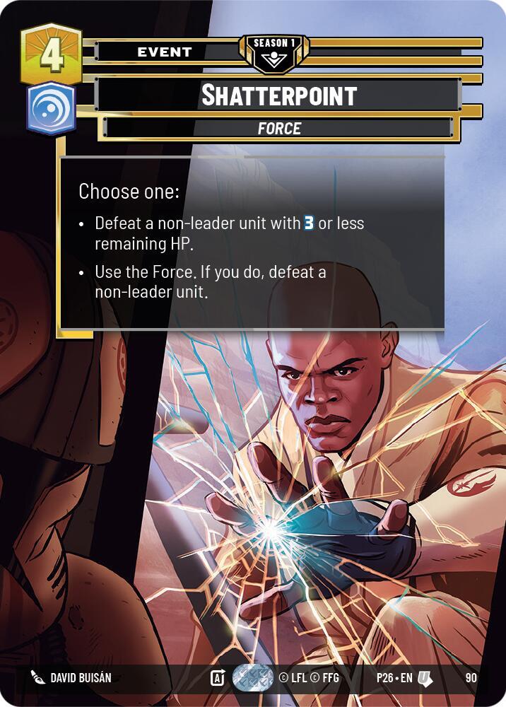 Shatterpoint (90) [Sector and Regional Promos: Season 1]