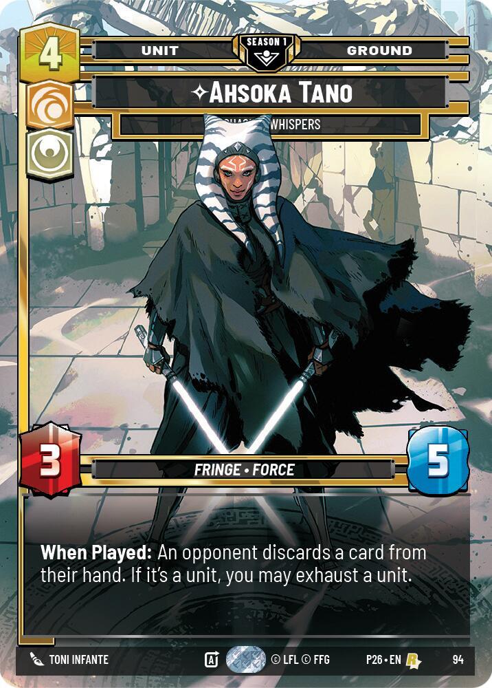 Ahsoka Tano - Chasing Whispers (94) [Sector and Regional Promos: Season 1]