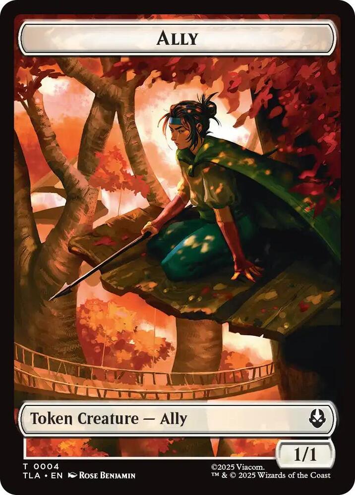 Ally (0004) // Soldier (0011) Double-Sided Token (4 // 11) [Avatar: The Last Airbender]