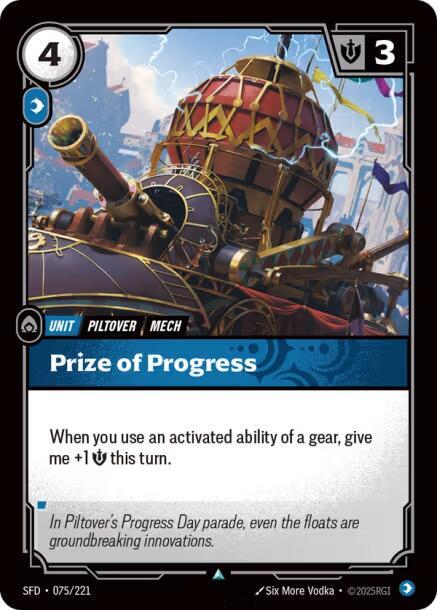 Prize of Progress (075/221) [Spiritforged]