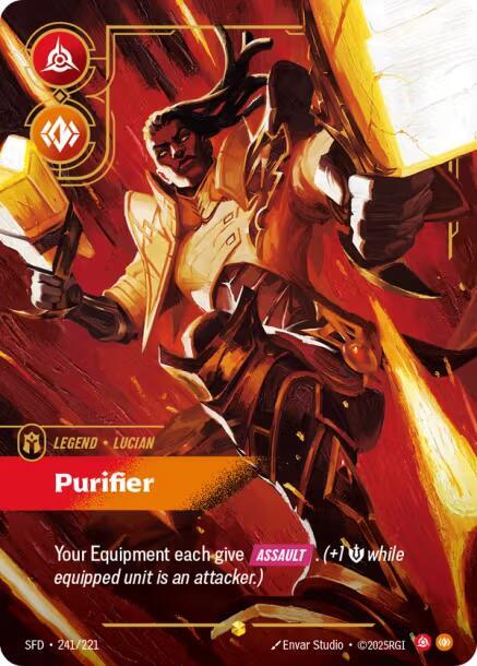 Lucian - Purifier (Overnumbered) (241/221) [Spiritforged]