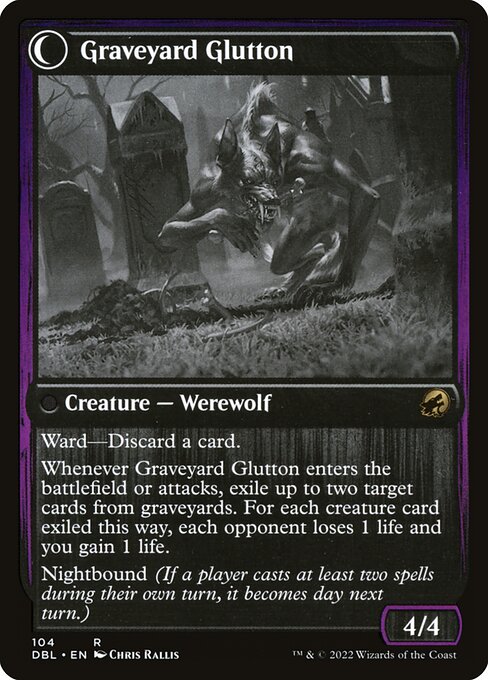 Graveyard Trespasser (104) [Innistrad: Double Feature] Reverse