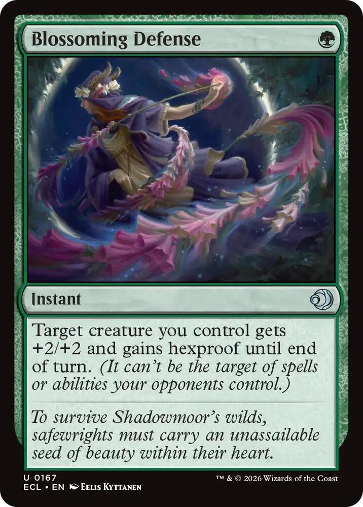 Blossoming Defense (167) [Lorwyn Eclipsed]