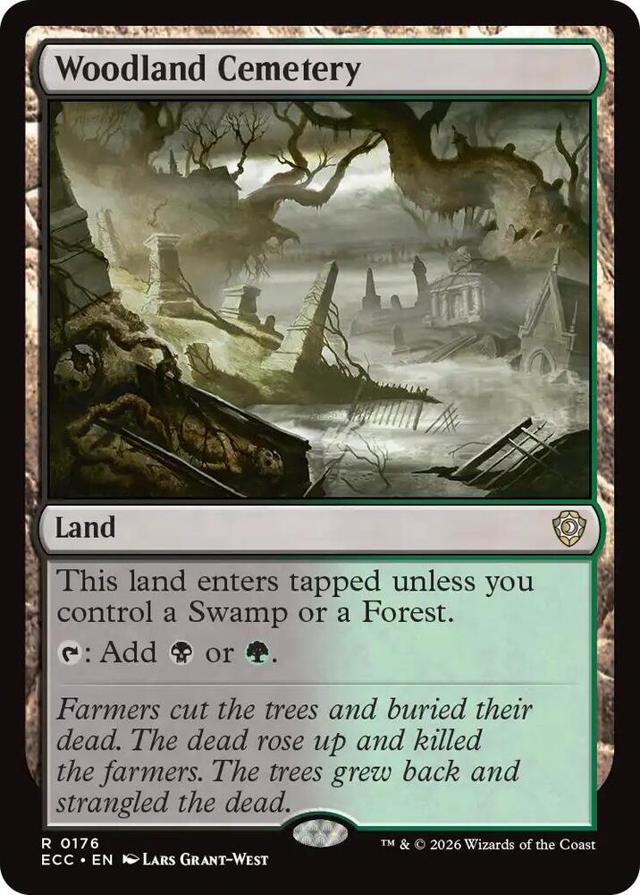 Woodland Cemetery (176) [Lorwyn Eclipsed Commander]