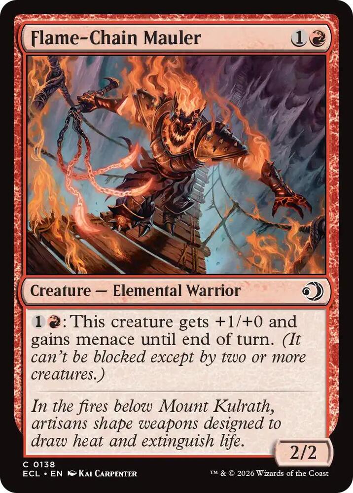 Flame-Chain Mauler (138) [Lorwyn Eclipsed]