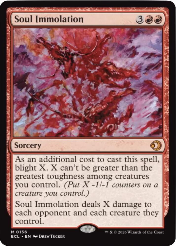 Soul Immolation (156) [Lorwyn Eclipsed]