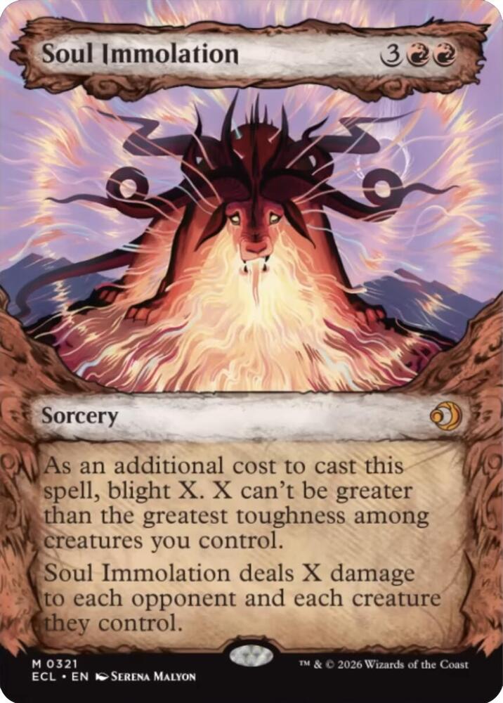 Soul Immolation (Showcase) (321) [Lorwyn Eclipsed]