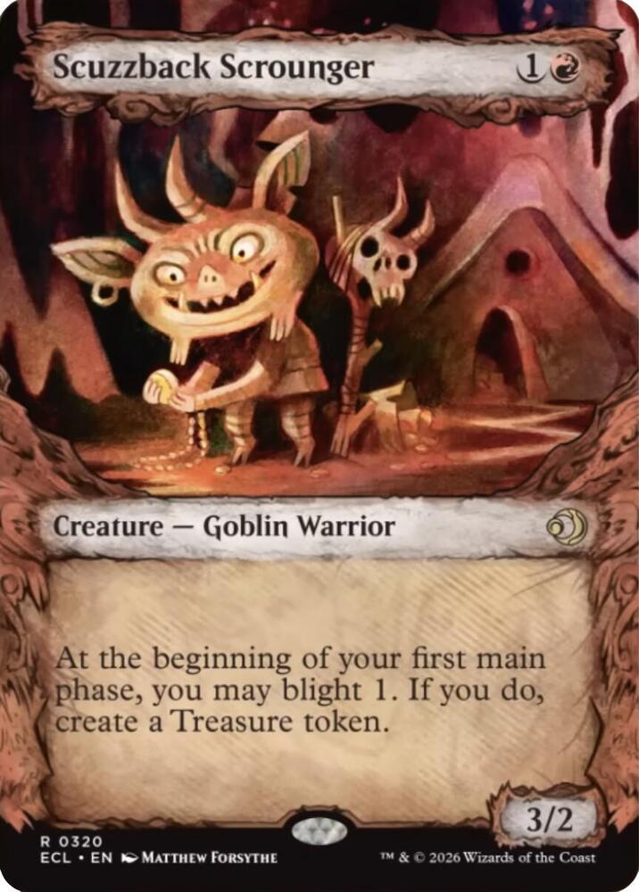 Scuzzback Scrounger (Showcase) (320) [Lorwyn Eclipsed]