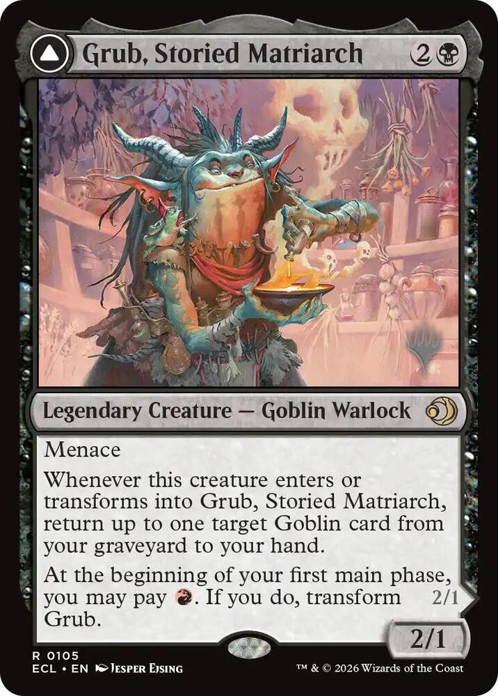 Grub, Storied Matriarch (105) [Lorwyn Eclipsed Promos]
