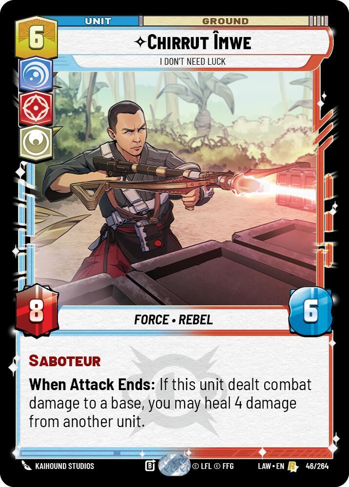 Chirrut Îmwe - I Don't Need Luck (46/264) [A Lawless Time]