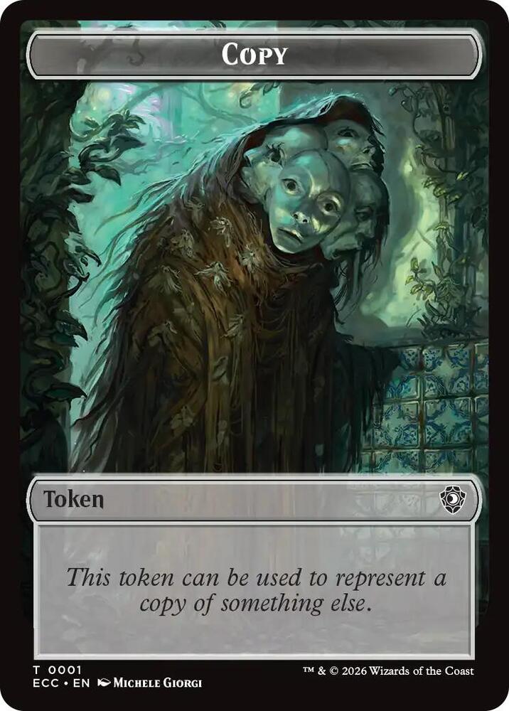 Copy // Scarecrow Double-Sided Token (1 // 11) [Lorwyn Eclipsed Commander]