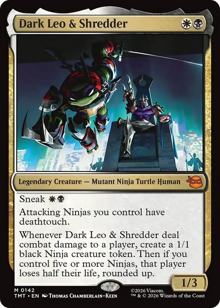 Dark Leo & Shredder (142) [Teenage Mutant Ninja Turtles]