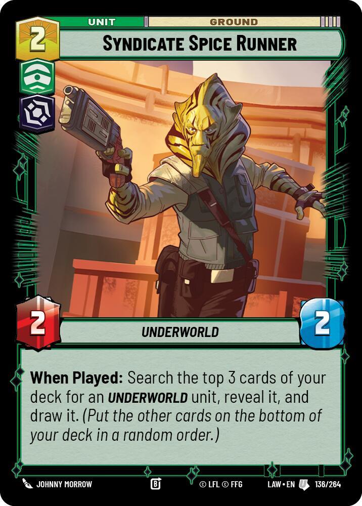 Syndicate Spice Runner (136/264) [A Lawless Time]