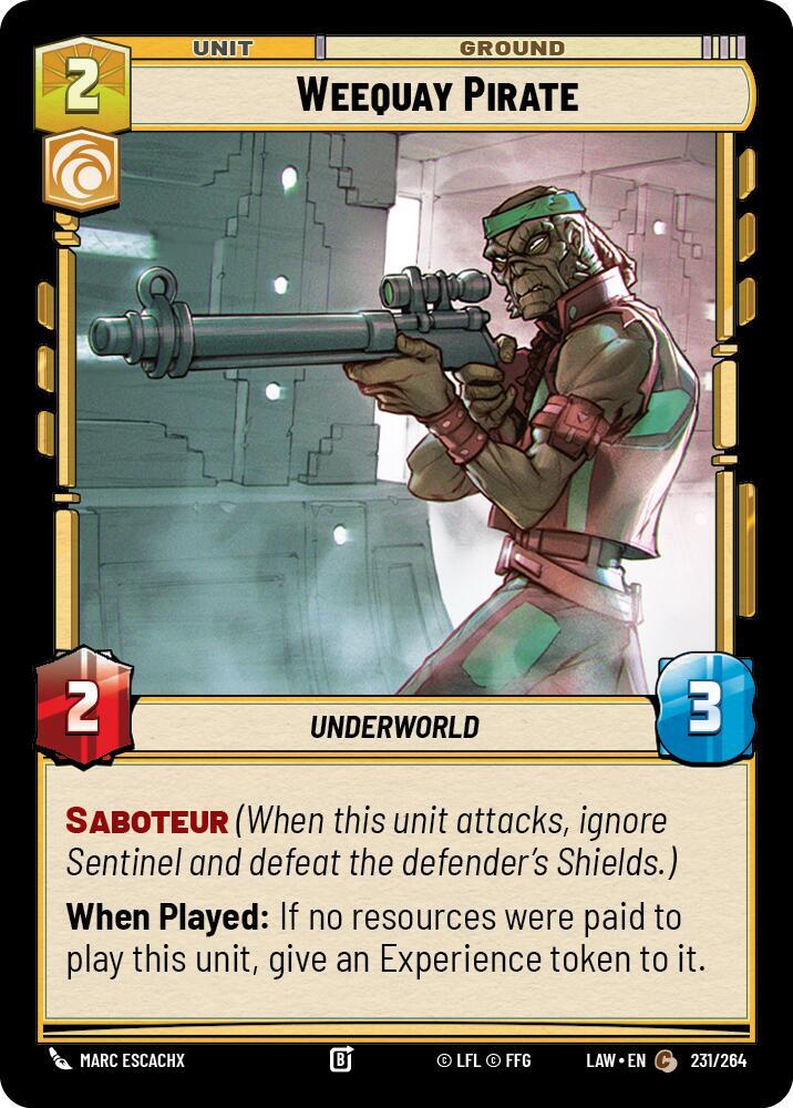 Weequay Pirate (231/264) [A Lawless Time]
