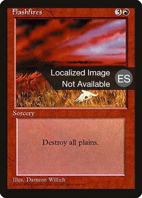 Flashfires (195) [Fourth Edition Foreign Black Border]