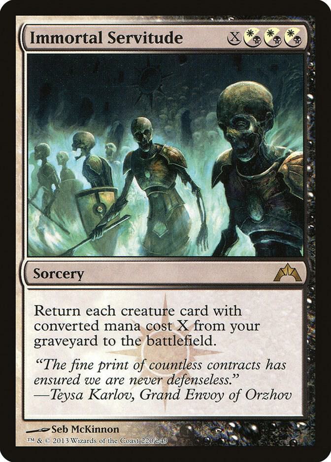 Immortal Servitude (220) [Gatecrash]