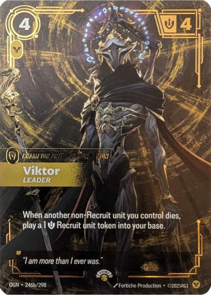 Viktor - Leader (246a/298) [Riftbound Promotional Cards]