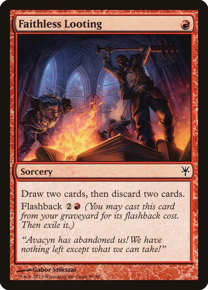 Faithless Looting (59) [Duel Decks: Sorin vs. Tibalt]