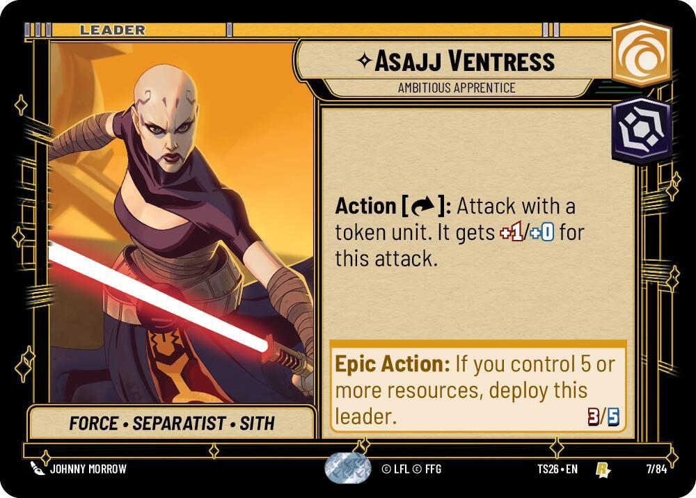 Asajj Ventress - Ambitious Apprentice (7/84) [Twin Suns]