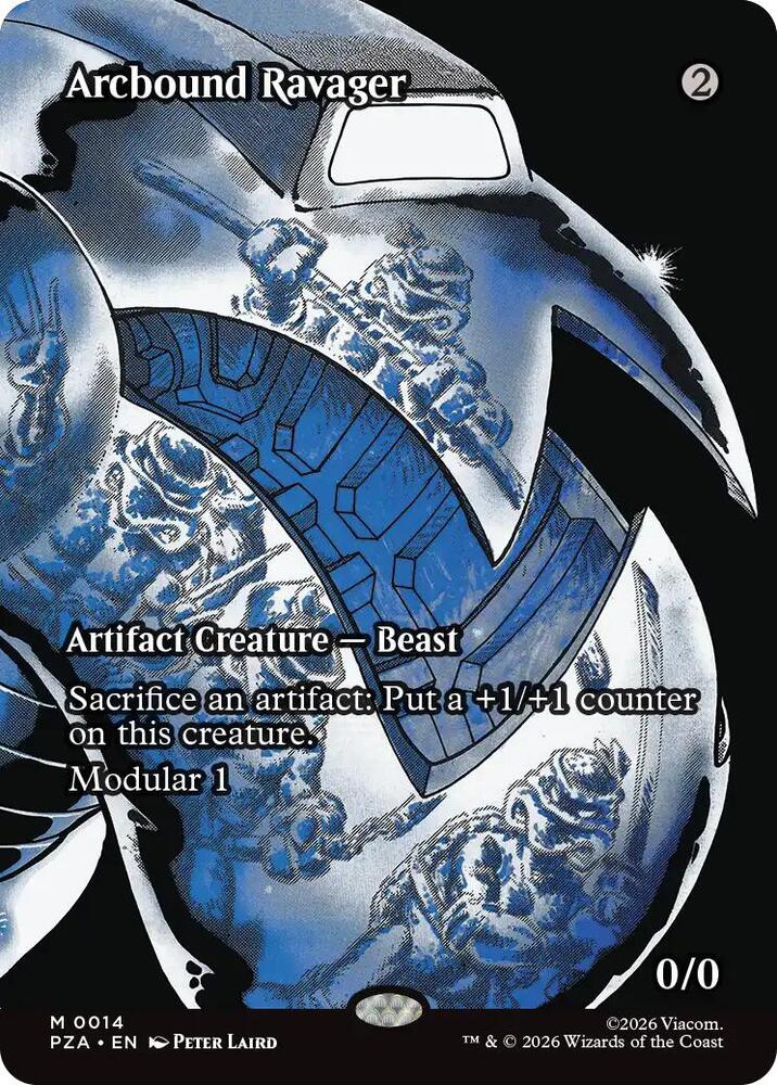 Arcbound Ravager (Borderless) (14) [Teenage Mutant Ninja Turtles Eternal-Legal]