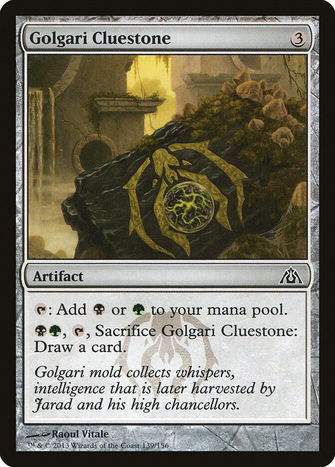 Golgari Cluestone (139) [Dragon's Maze]