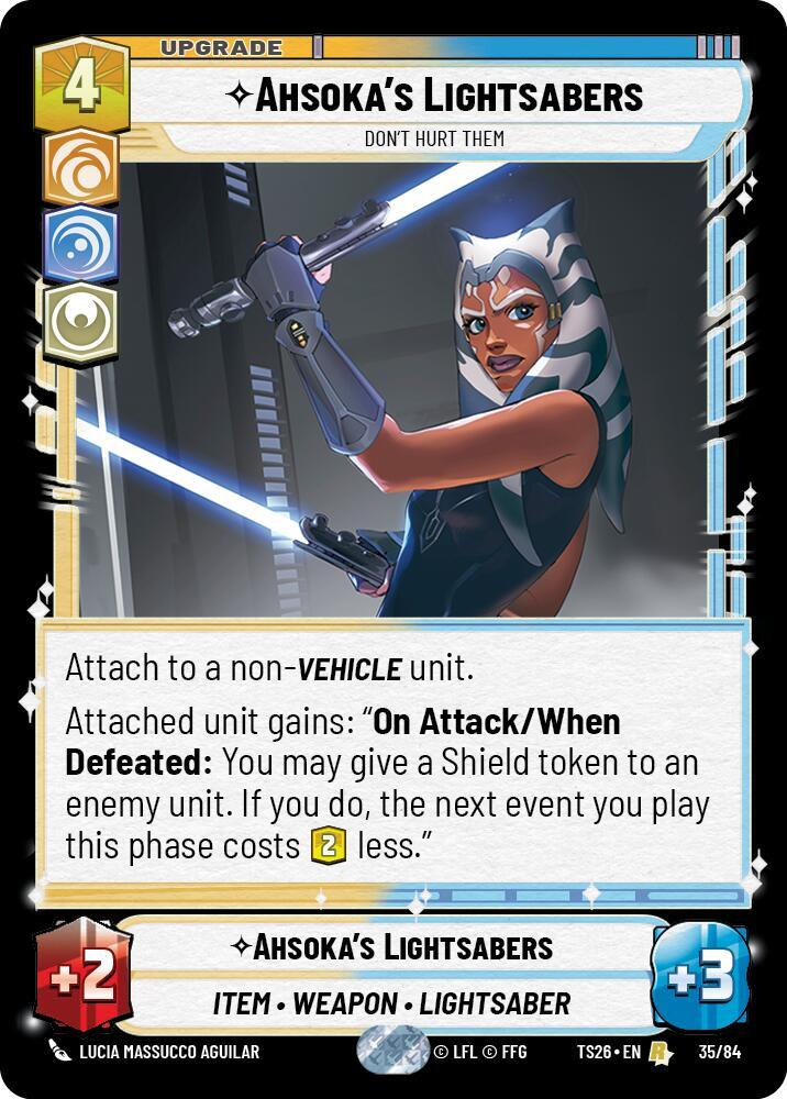 Ahsoka's Lightsabers (35/84) [Twin Suns]
