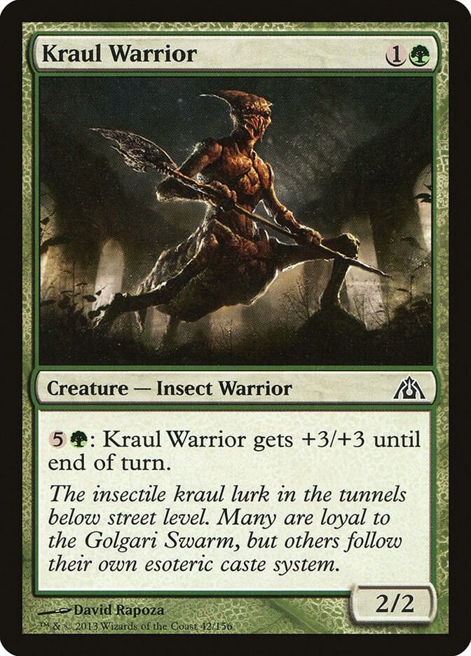 Kraul Warrior (42) [Dragon's Maze]