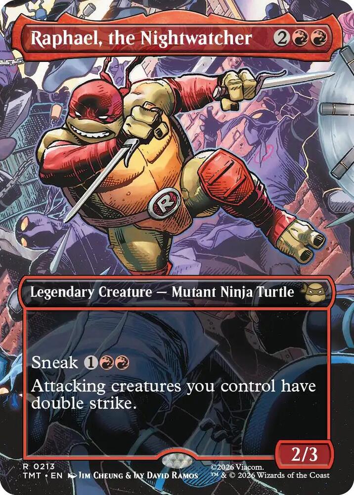 Raphael, the Nightwatcher (Borderless) (213) [Teenage Mutant Ninja Turtles]