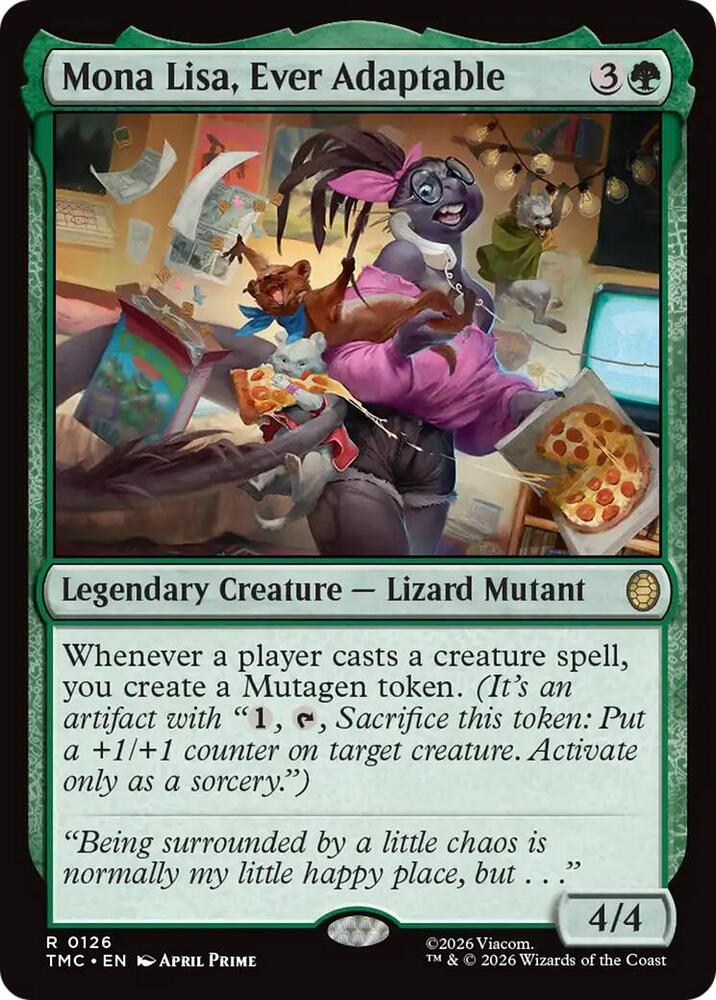 Mona Lisa, Ever Adaptable (126) [Teenage Mutant Ninja Turtles Commander]