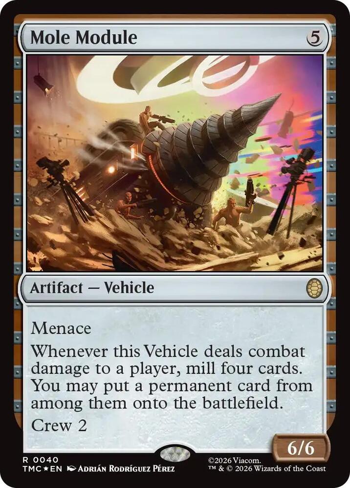 Mole Module (Surge Foil) (40) [Teenage Mutant Ninja Turtles Commander]