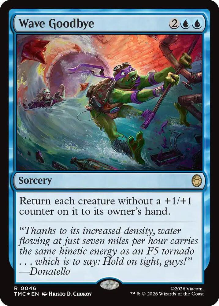 Wave Goodbye (Surge Foil) (46) [Teenage Mutant Ninja Turtles Commander]