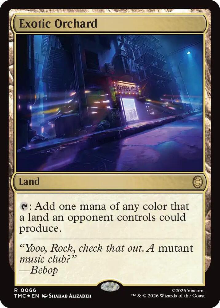Exotic Orchard (Surge Foil) (66) [Teenage Mutant Ninja Turtles Commander]