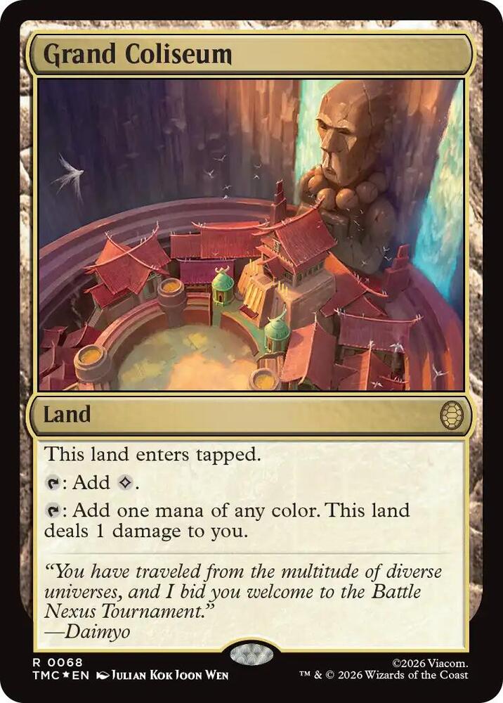 Grand Coliseum (Surge Foil) (68) [Teenage Mutant Ninja Turtles Commander]