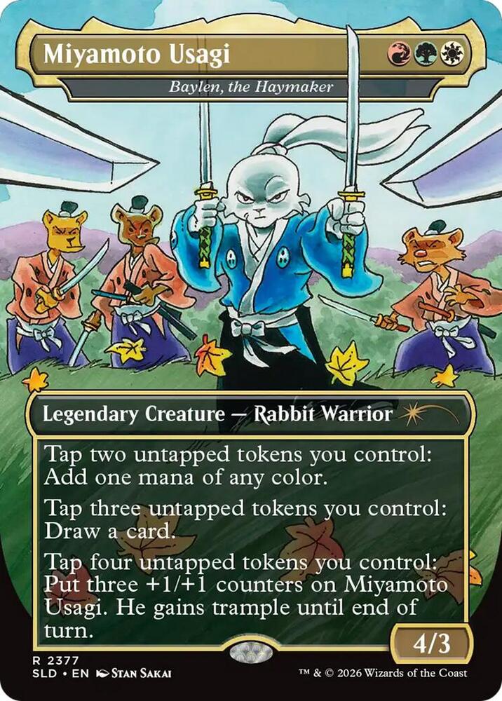 Miyamoto Usagi - Baylen, the Haymaker (2377) [Secret Lair Drop]