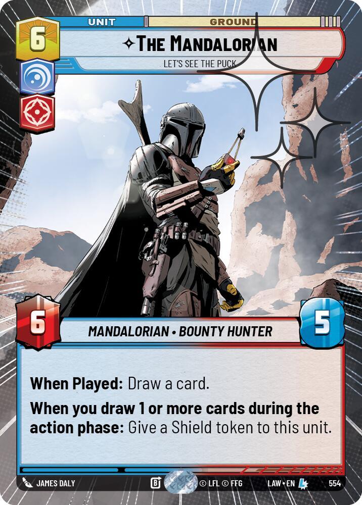 The Mandalorian - Let's See The Puck (Hyperspace Foil) (554) [A Lawless Time]