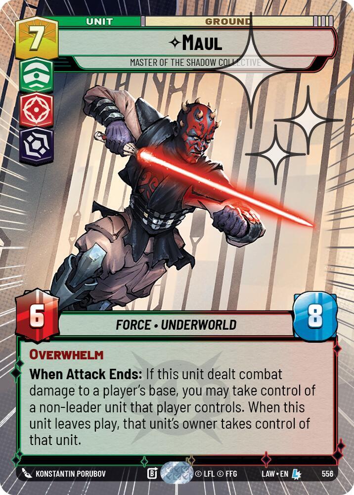 Maul - Master of the Shadow Collective (Hyperspace Foil) (556) [A Lawless Time]