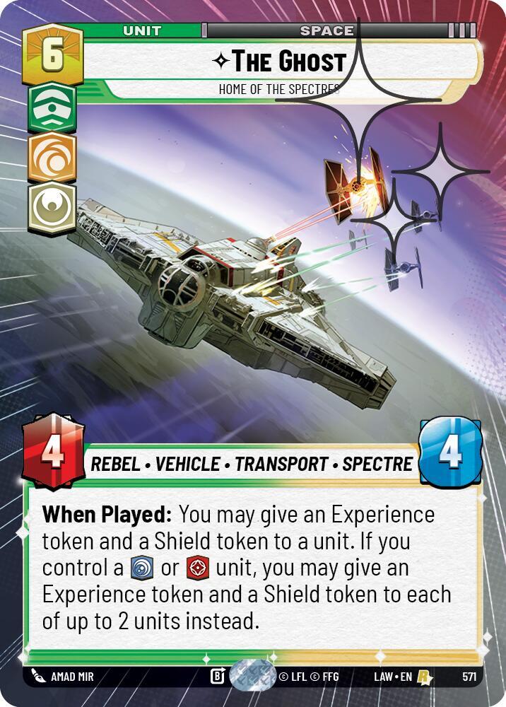 The Ghost - Home of the Spectres (Hyperspace Foil) (571) [A Lawless Time]
