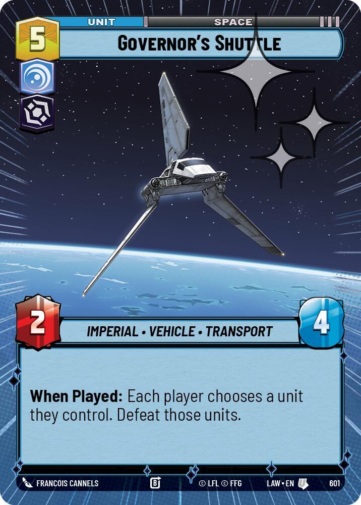 Governor's Shuttle (Hyperspace Foil) (601) [A Lawless Time]