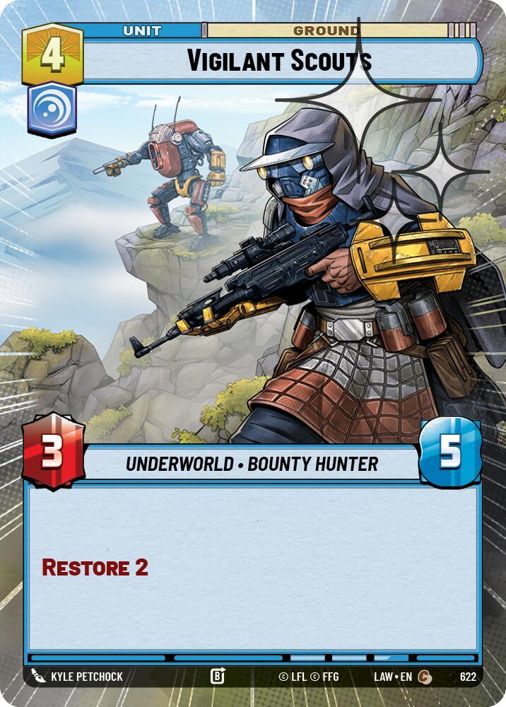 Vigilant Scouts (Hyperspace Foil) (622) [A Lawless Time]