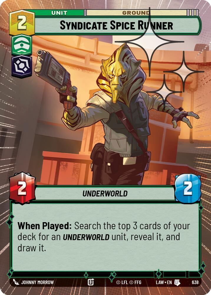 Syndicate Spice Runner (Hyperspace Foil) (638) [A Lawless Time]