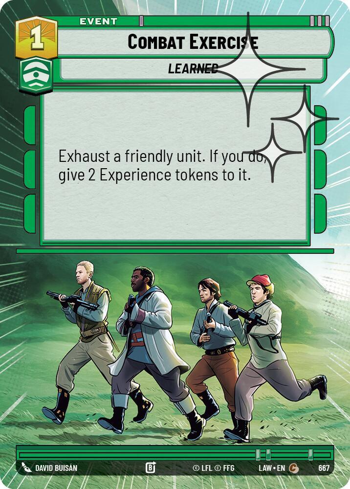 Combat Exercise (Hyperspace Foil) (667) [A Lawless Time]