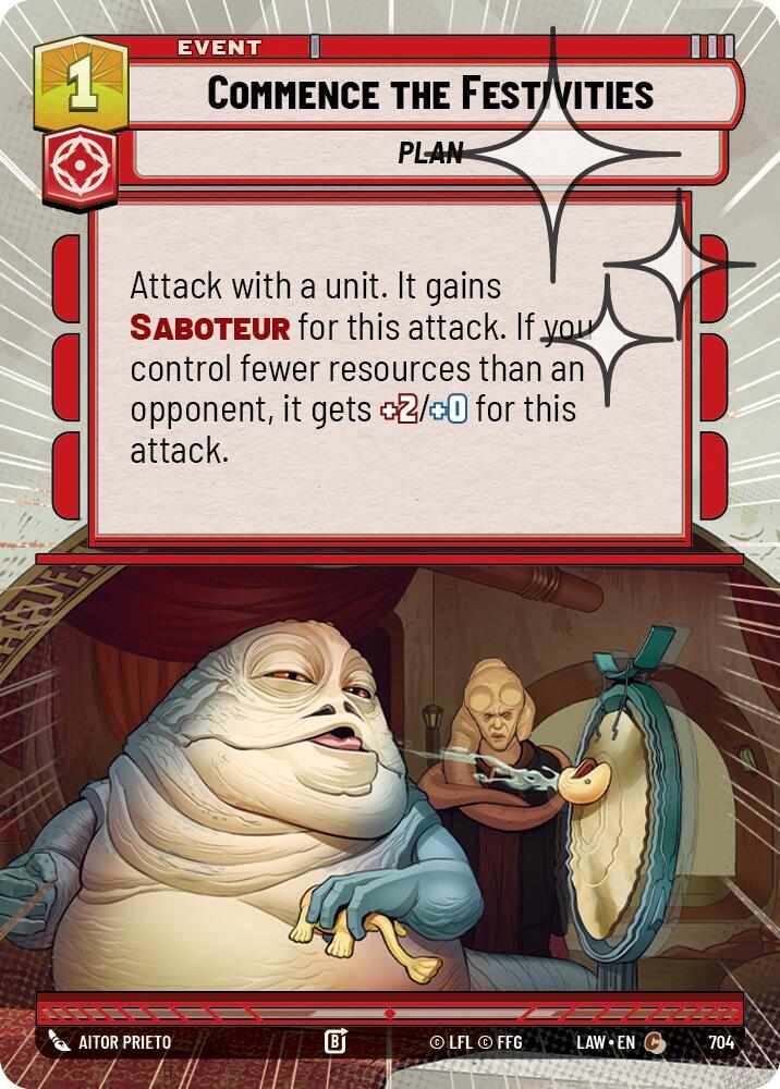 Commence the Festivities (Hyperspace Foil) (704) [A Lawless Time]