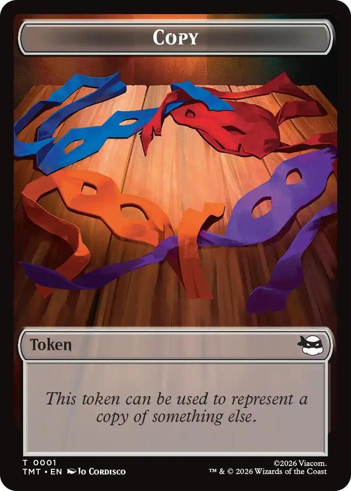 Copy // Mutagen Double-Sided Token (1 // 9) [Teenage Mutant Ninja Turtles]