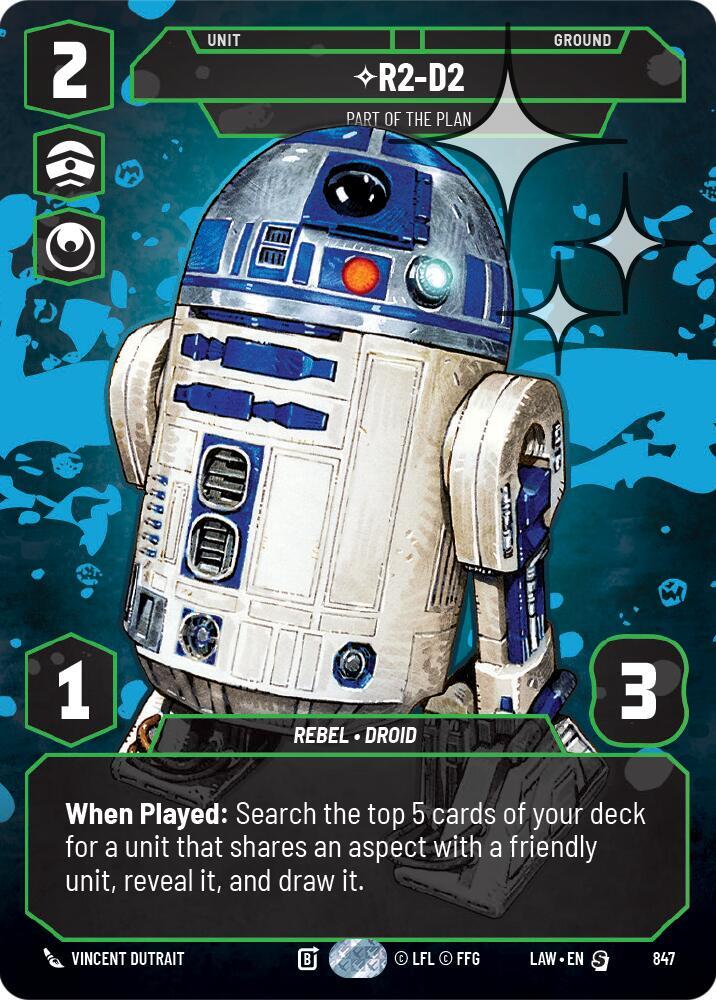 R2-D2 - Part of the Plan (Prestige Foil) (847) [A Lawless Time]