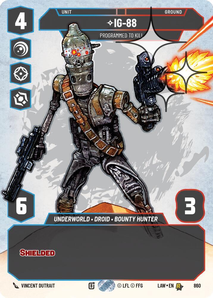 IG-88 - Programmed to Kill (Prestige Foil) (860) [A Lawless Time]