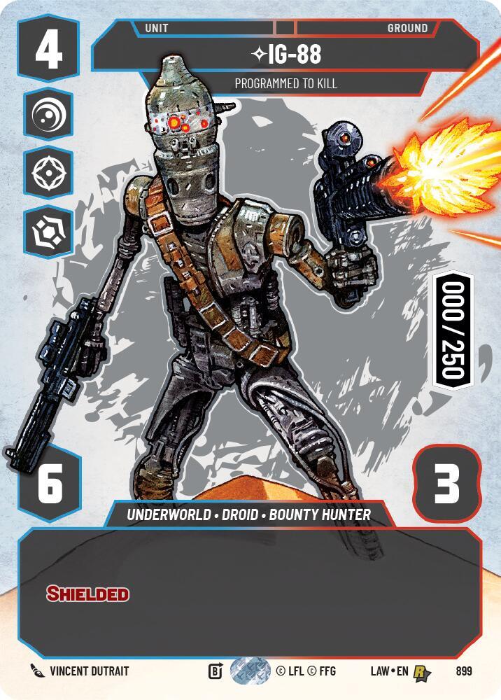 IG-88 - Programmed to Kill (Serialized) (899) [A Lawless Time]