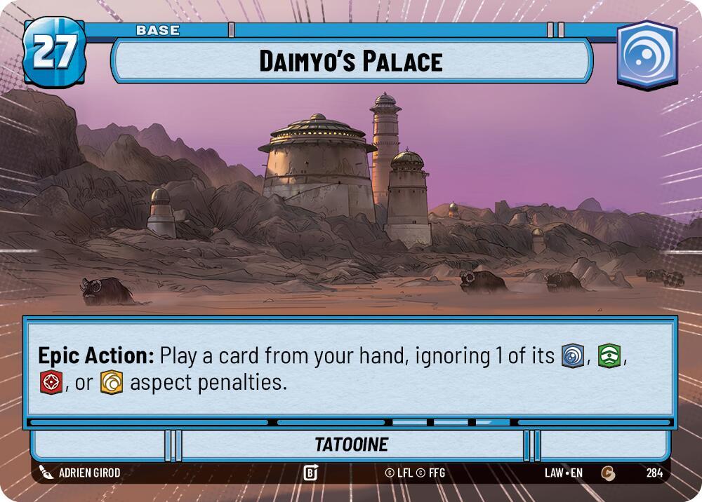 Daimyo's Palace // Shield (Hyperspace) (284 // T06) [A Lawless Time]
