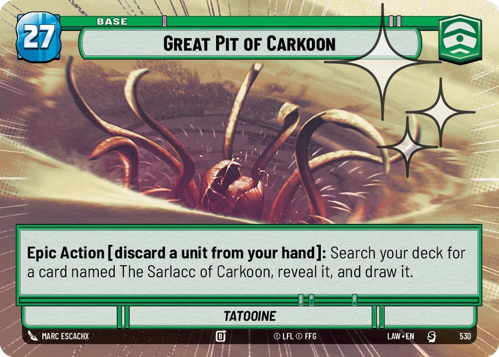 Great Pit of Carkoon (Hyperspace Foil) (530) [A Lawless Time]